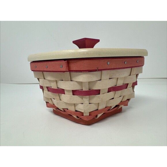 Longaberger 2012 Breast Cancer Horizon of Hope Basket Diamond Shape Lid Liner - Picture 13 of 14